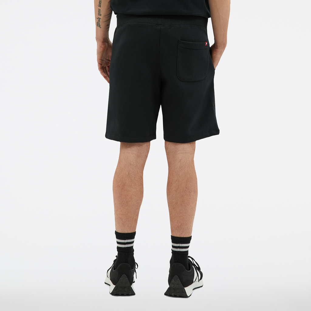 NB Small Logo Shorts black model_bild_back_brandshop