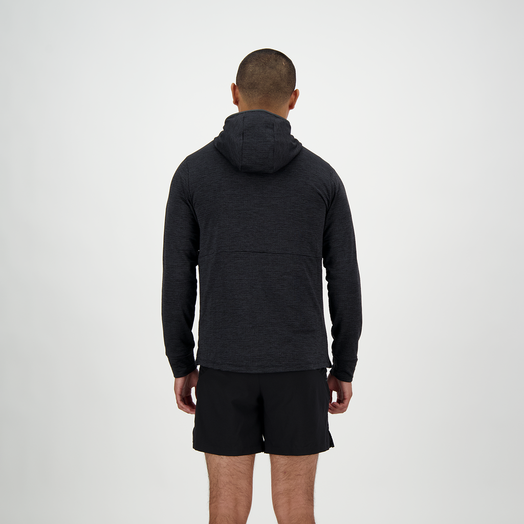 New Balance Heat Grid Hooded Full Zip in SCHWARZ