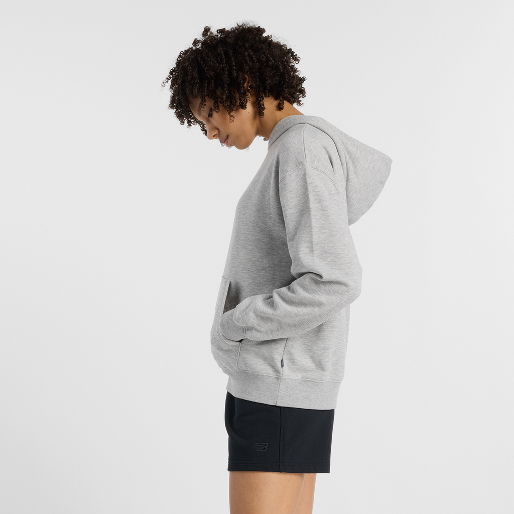 New Balance Sport Graphic French Terry Hoodie in GRAU