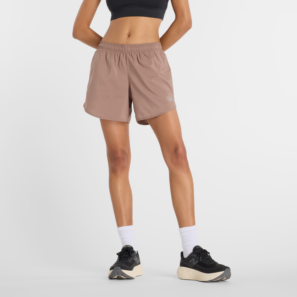 New Balance W Sport Essentials Short 5 Inch in BRAUN