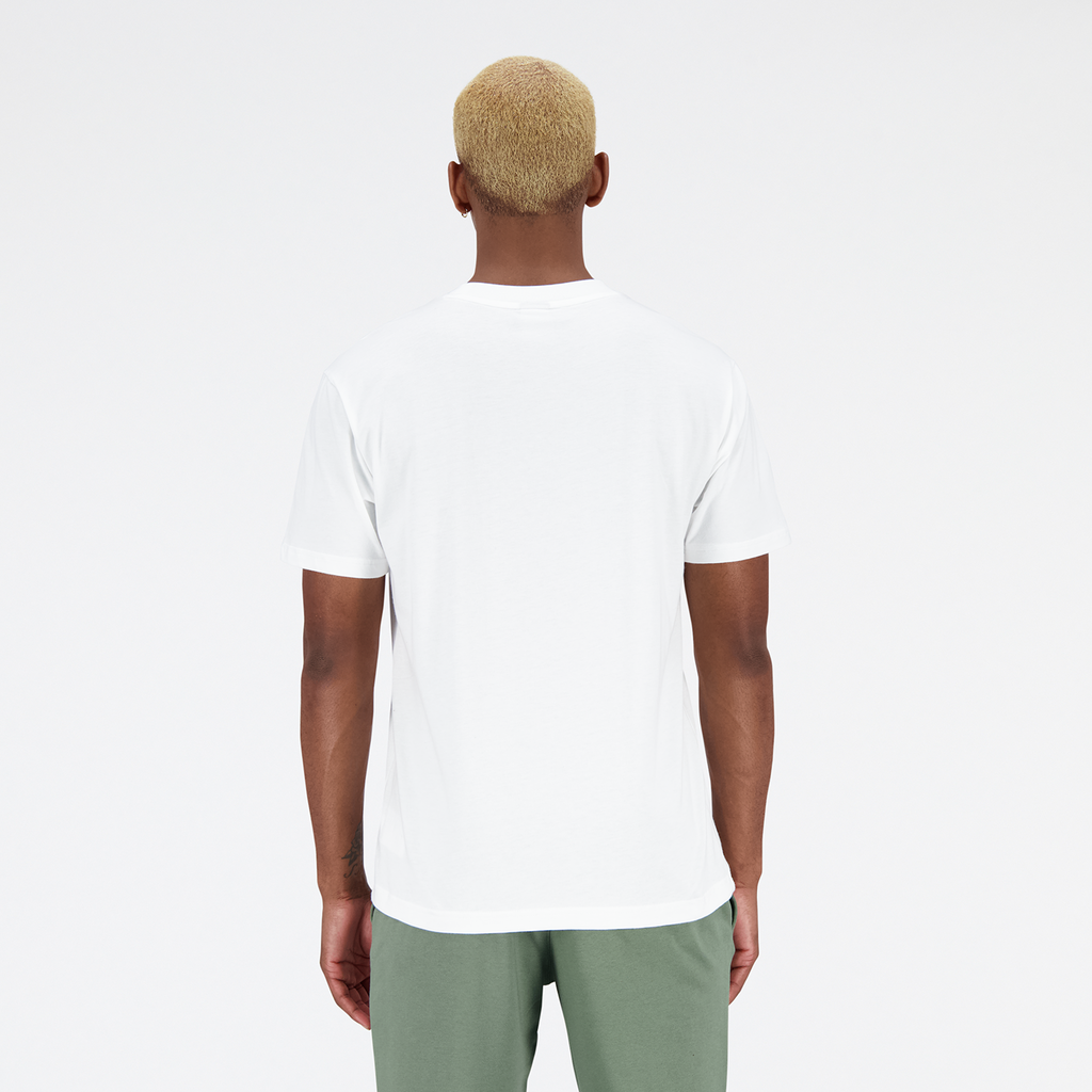 Essentials Reimagined Pocket T-Shirt white model_bild_back_brandshop