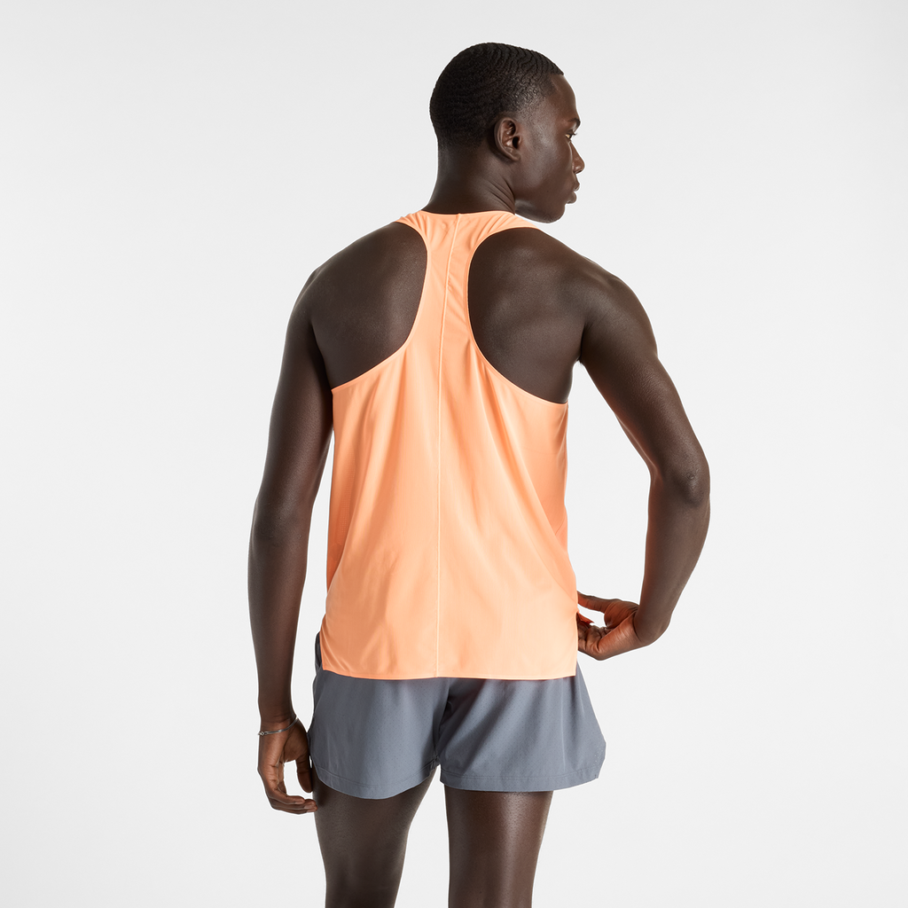 New Balance Race Day Ultra Light Singlet in ORANGE