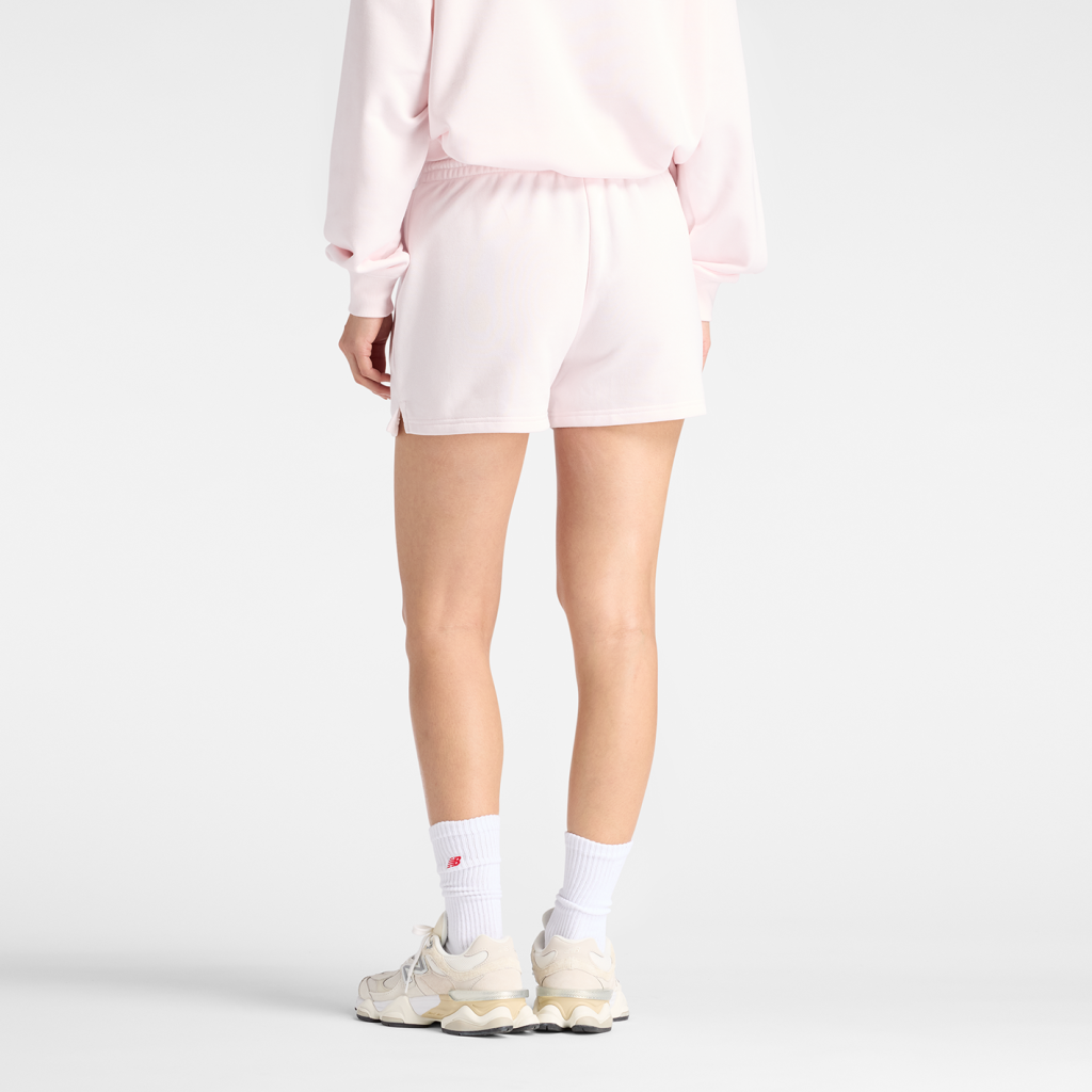 New Balance W Sport Essentials French Terry Short in PINK