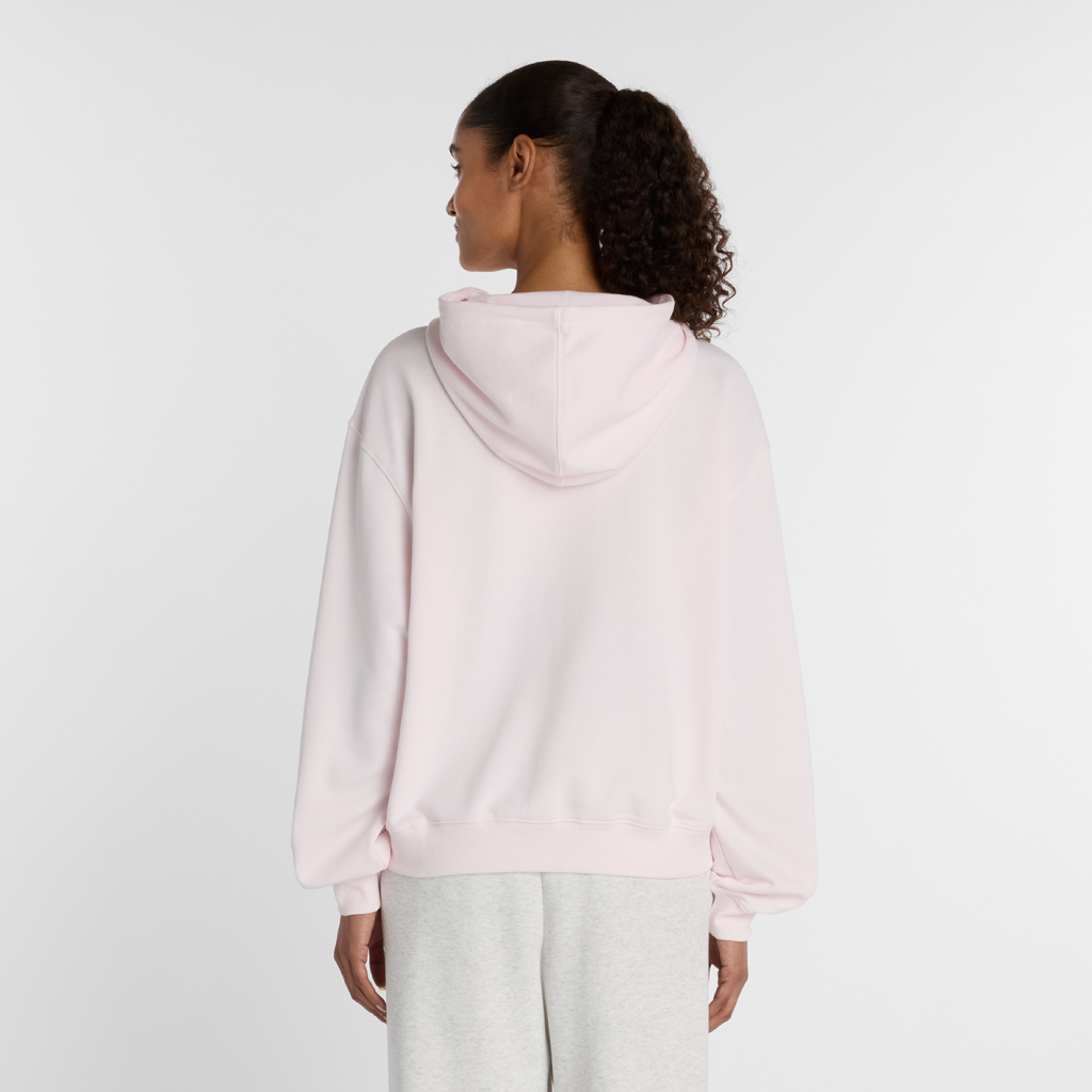 New Balance W Wavy Oversized Hoodie in PINK