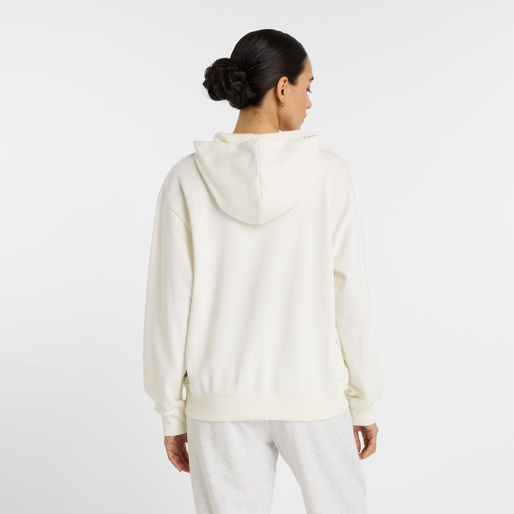 New Balance Sport Graphic French Terry Hoodie in WEISS