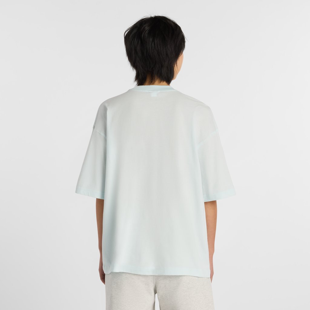 New Balance W Wavey Relaxed T-Shirt in BLAU