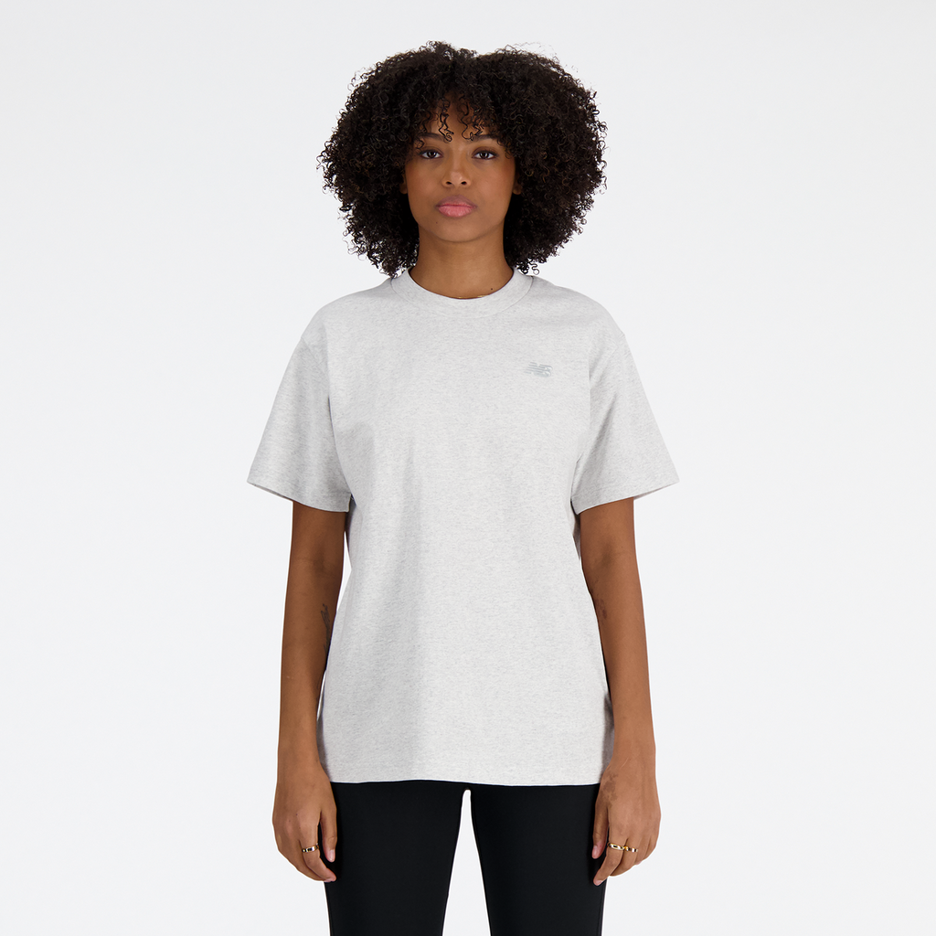 New Balance W NB Athletics Jersey T-Shirt in GRAU