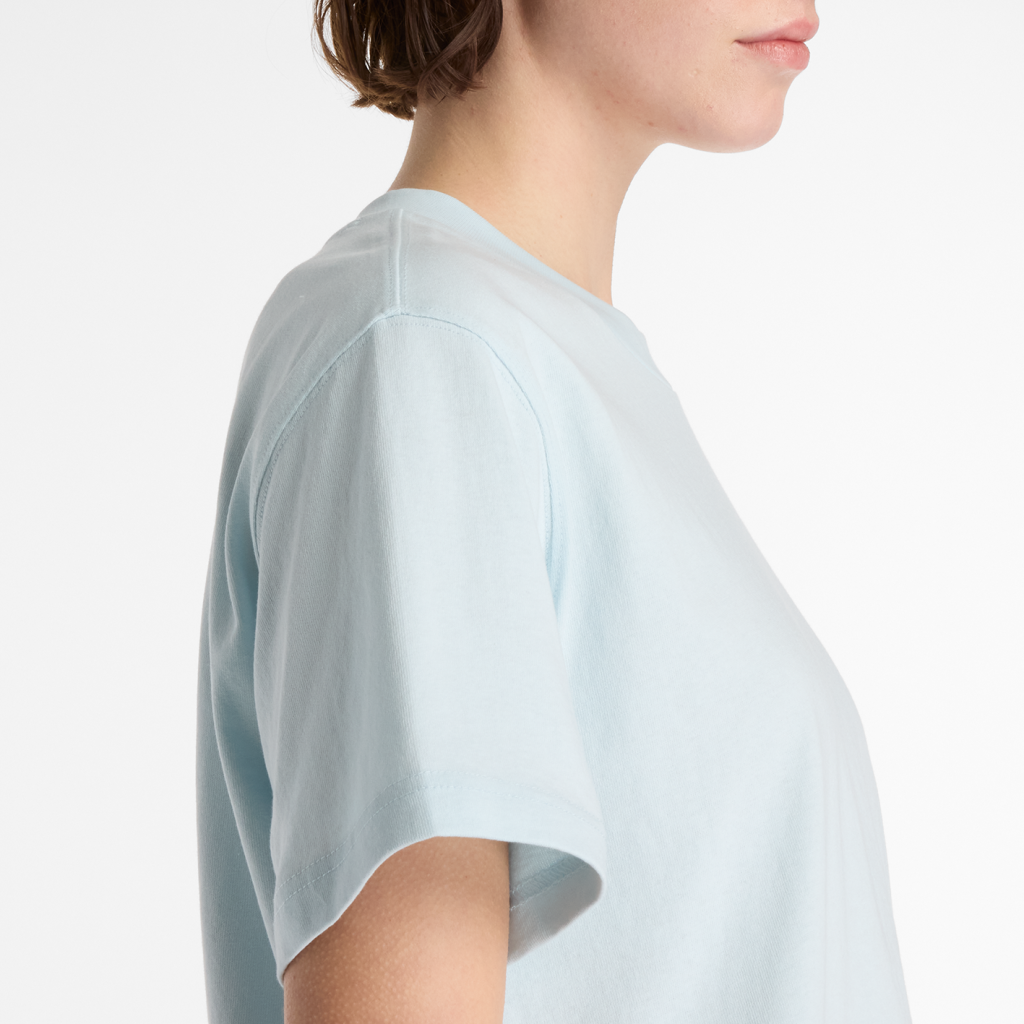 New Balance W NB Athletics Jersey T-Shirt in GRAU