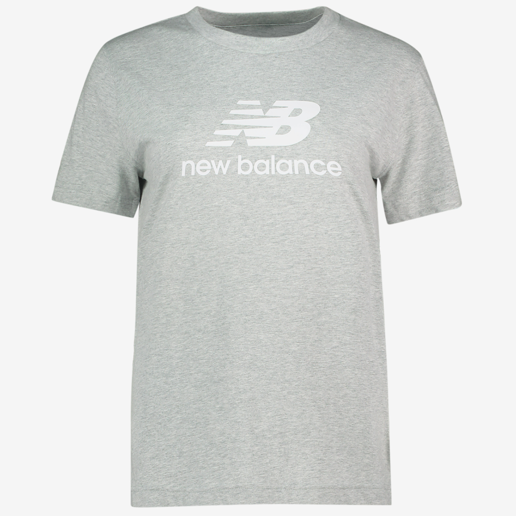 New Balance W Sport Essentials Jersey Logo T-Shirt in GRAU