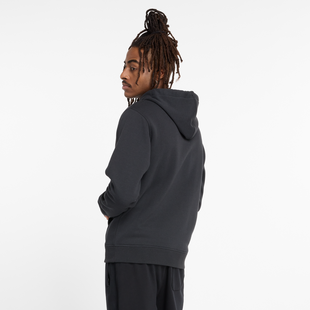 Sport Core Brushed Hoodie black model_bild_back_brandshop