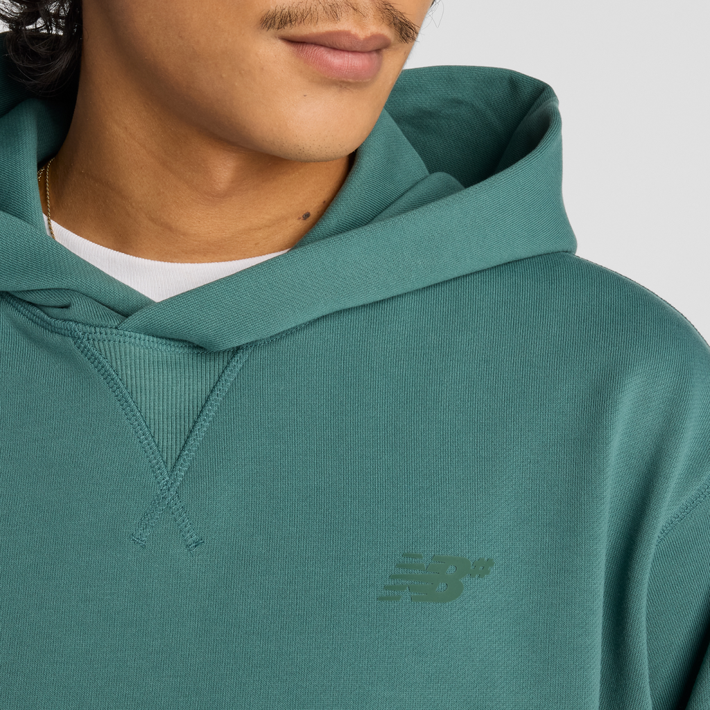 New Balance Numeric French Terry Hoodie in GRÜN