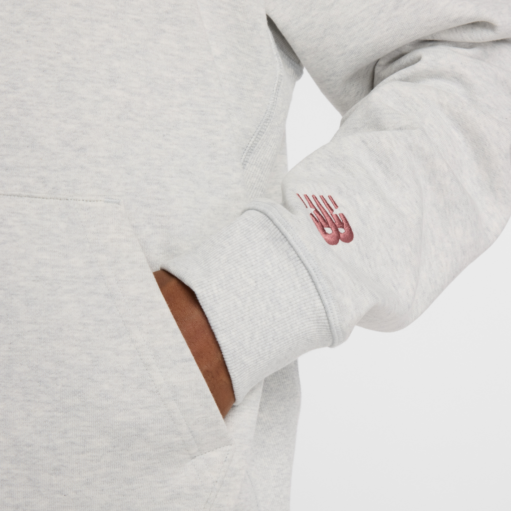 New Balance Athletics Legacy Hoodie in GRAU