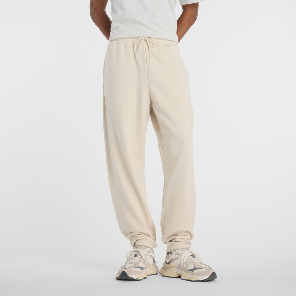 New Balance Sport Essentials French Terry Jogger in BEIGE