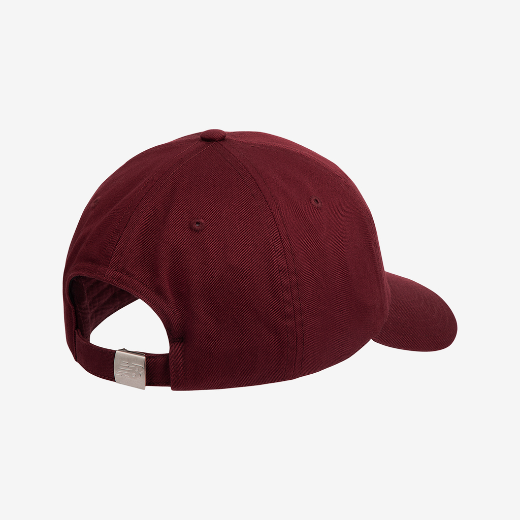 NB 6-Panel Curved Brim Nb Classic Hat mercury red rueckseite_bild_brandshop