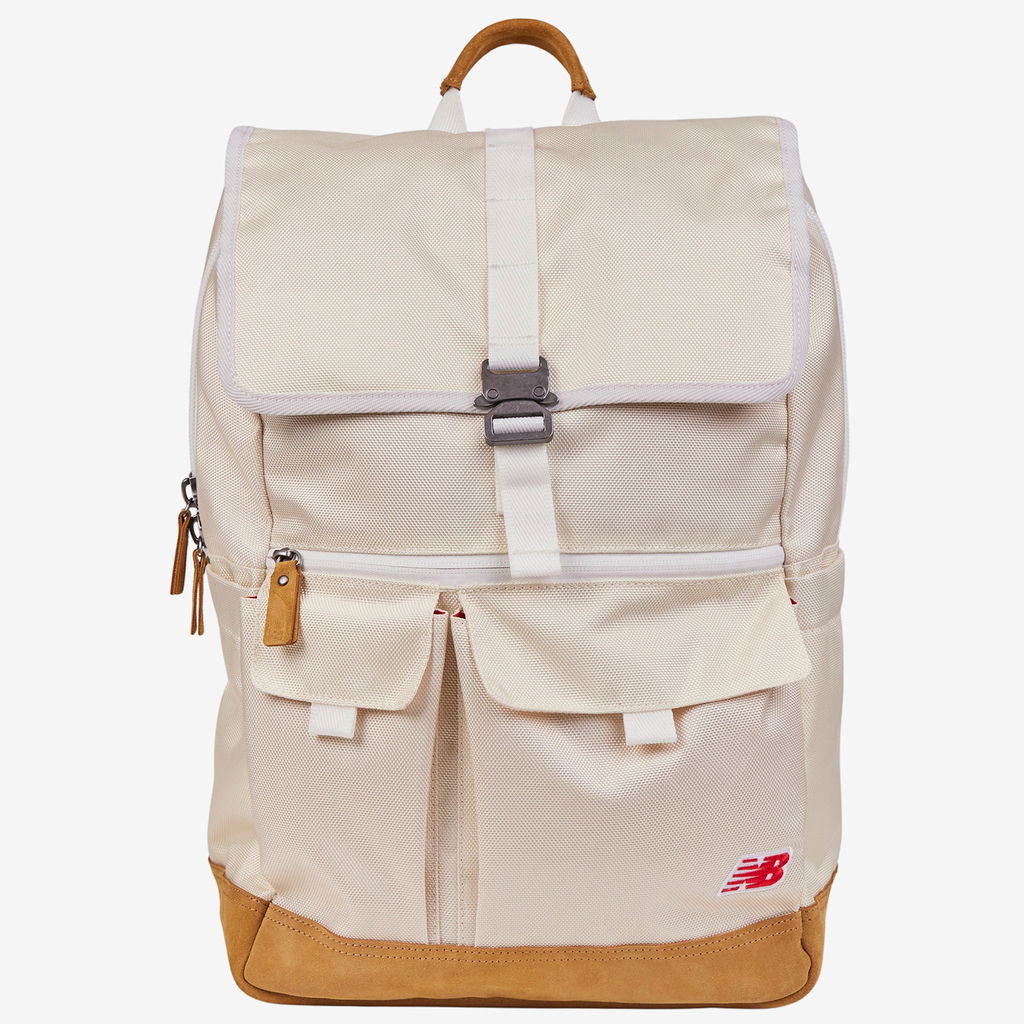 New Balance Legacy Icon Flap Backpack in BEIGE