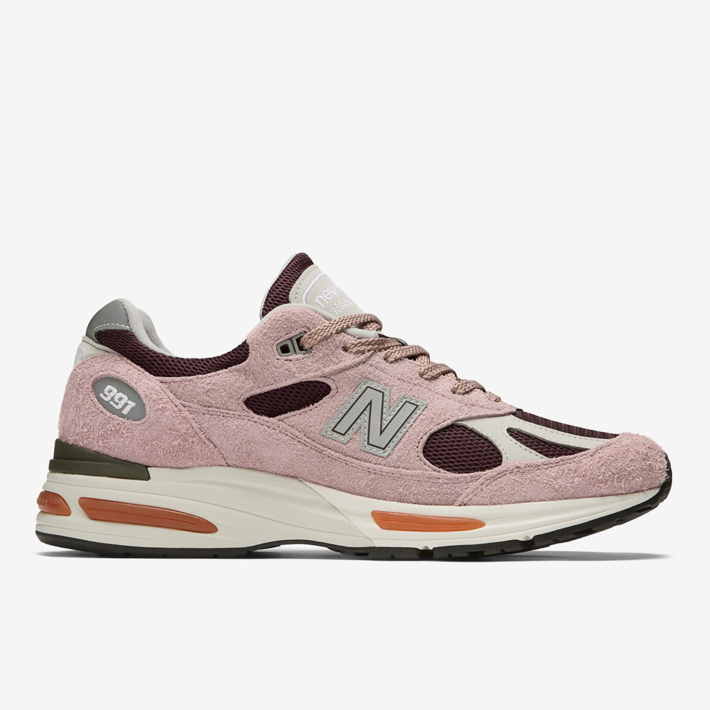 New Balance M 991v2 Made in UK Grape Sorbet Freizeitschuhe in PINK