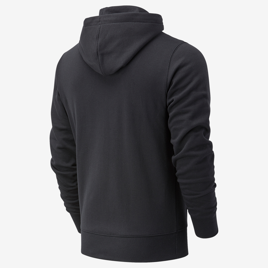 NB Classic Core Fleece Hoodie black rueckseite_bild_brandshop