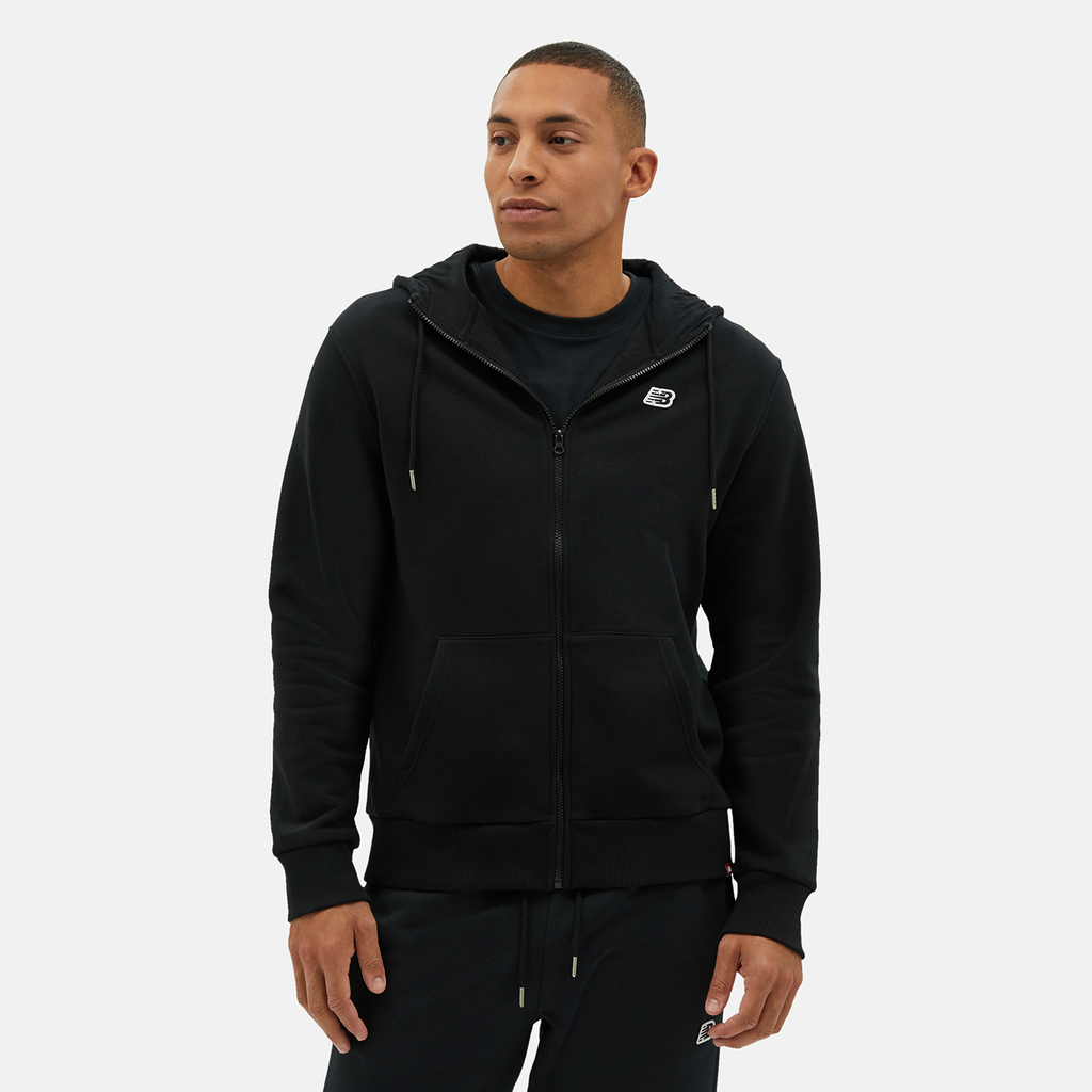 NB Small Logo Zip Hoodie black Hauptbild_brandshop