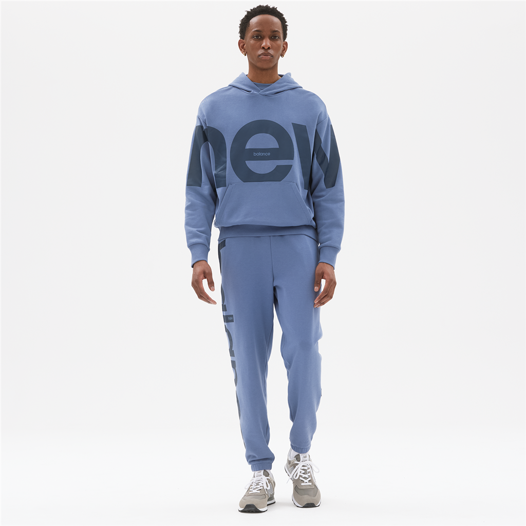 New Balance NB Athletics Unisex Out of Bounds Hoodie in BLAU