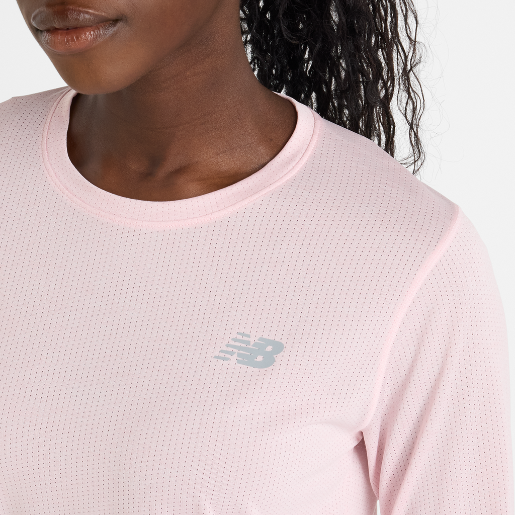 New Balance W NB Athletics Long Sleeve in PINK