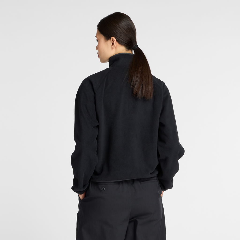 New Balance W Polar Fleece Half Zip in SCHWARZ