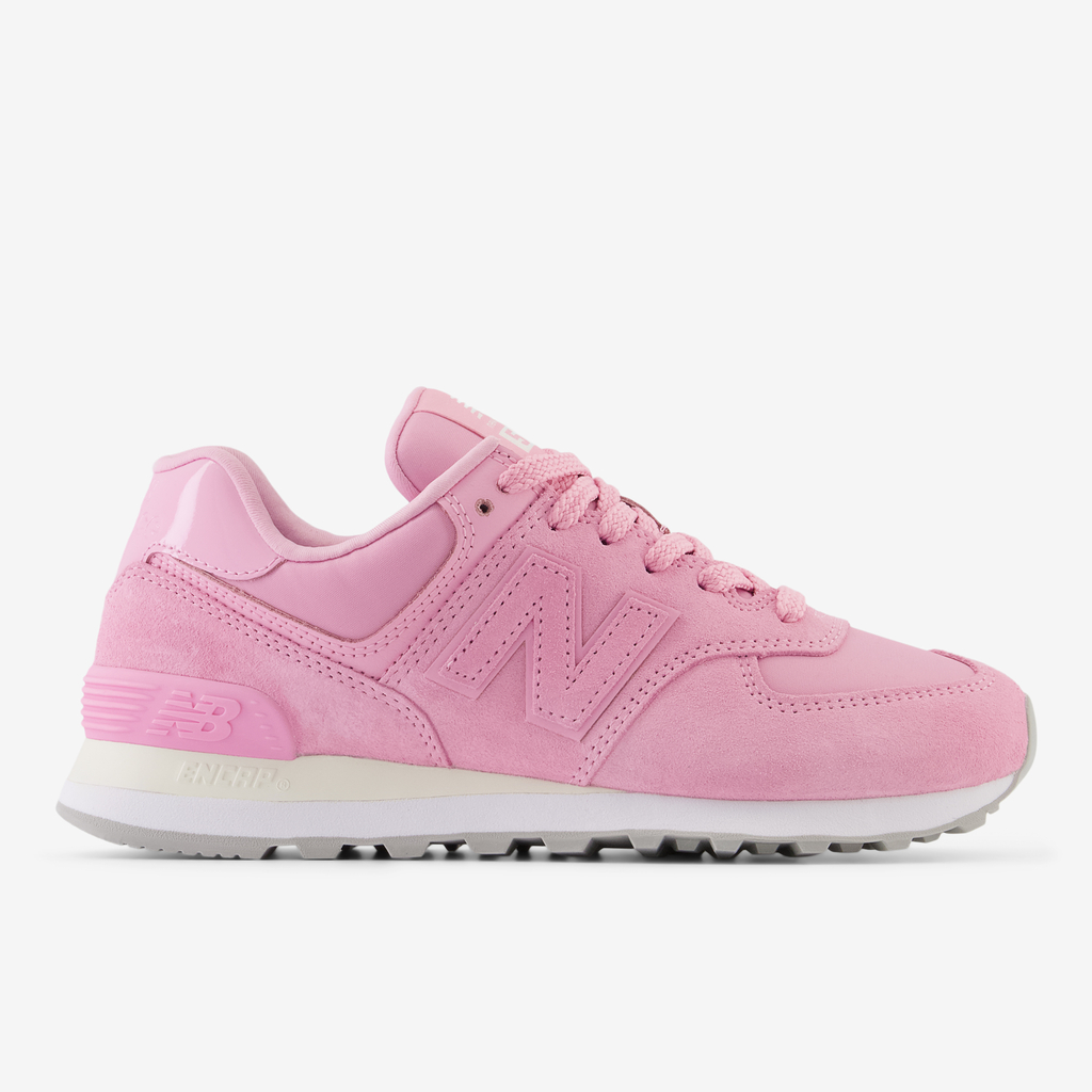 New balance wl574 w schuhe grau pink shop