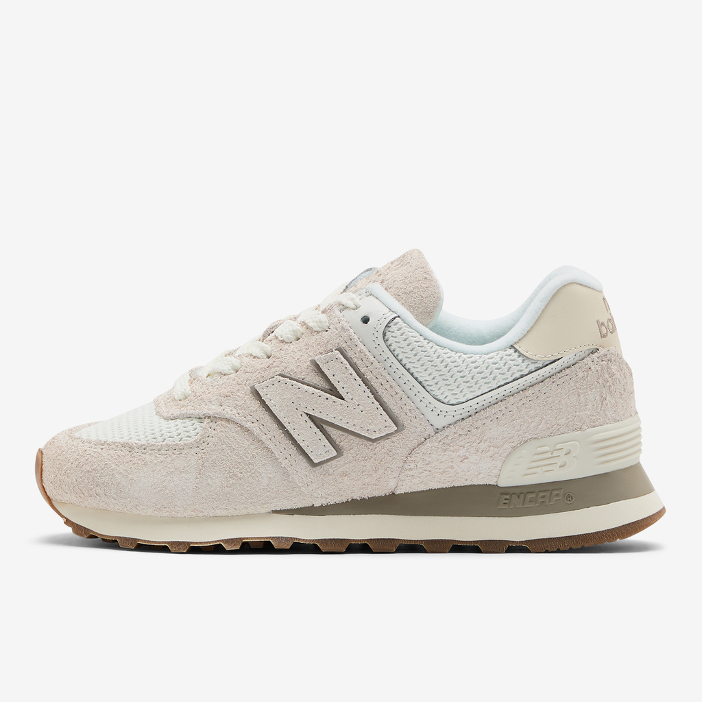 New Balance W 574 Light Feather Freizeitschuhe in WEISS