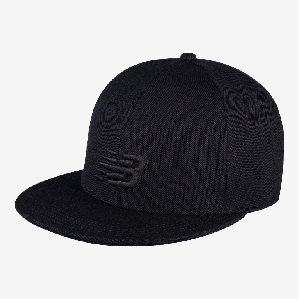 6 Panel Flat Brim black Hauptbild_brandshop