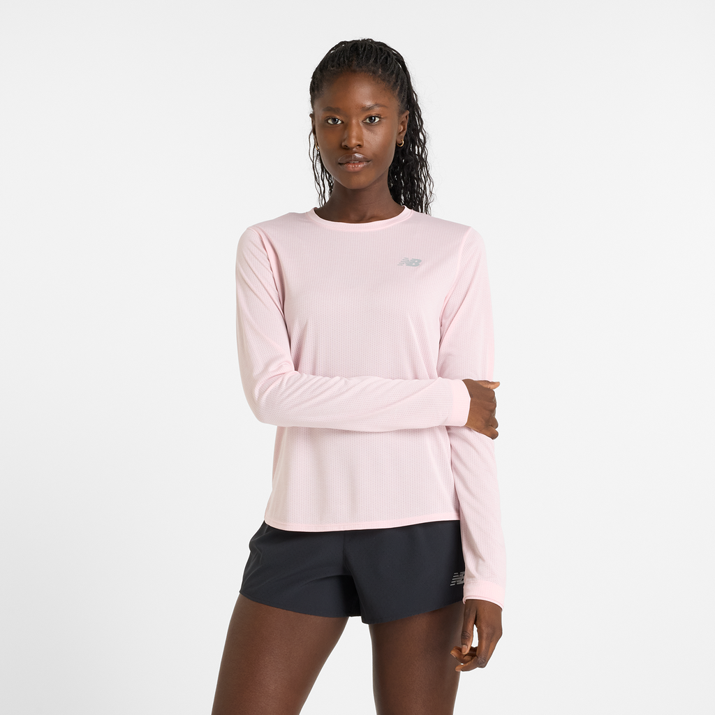 New Balance W NB Athletics Long Sleeve in PINK