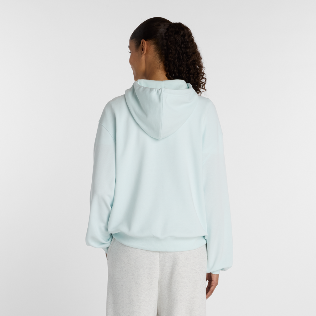 New Balance W Wavy Oversized Hoodie in BLAU