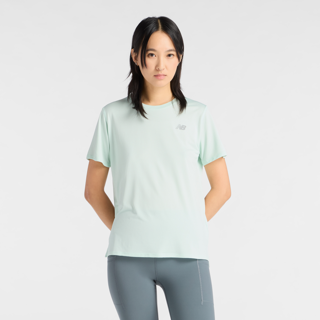 New Balance W New Balance Short Sleeve in GRÜN