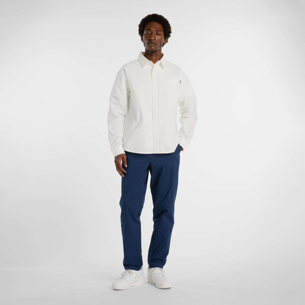 New Balance Oxford Shirt in BLAU