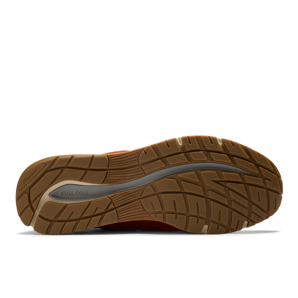 New Balance U 991 Made in UK v2 Vintage Sports Freizeitschuhe in ORANGE