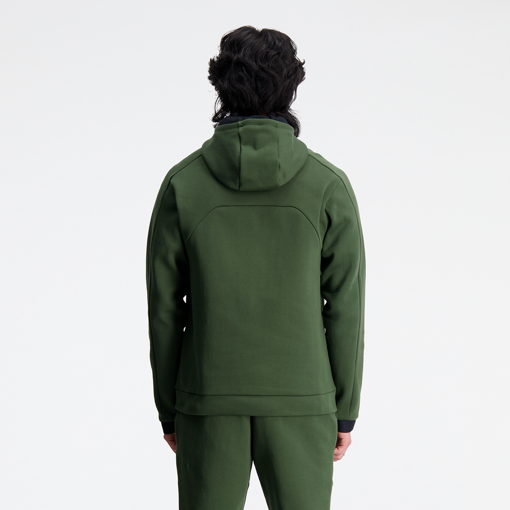 R.W.Tech Fleece Full Zip kombu model_bild_back_brandshop