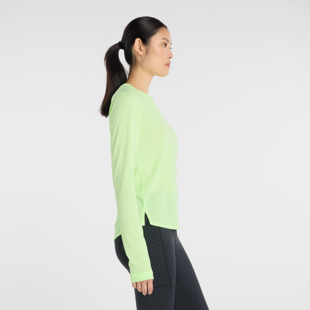 New Balance W NB Athletics Long Sleeve in GELB
