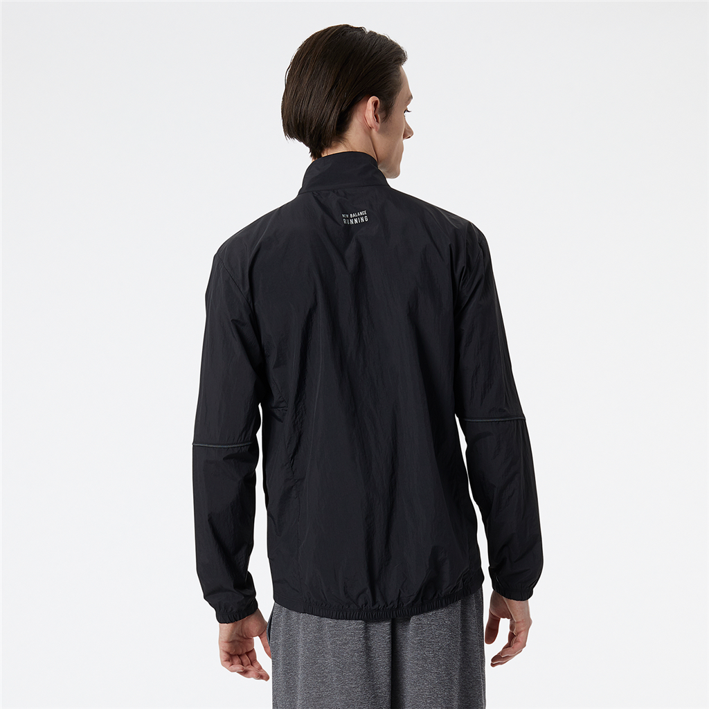 Impact Run Jacket black model_bild_back_brandshop