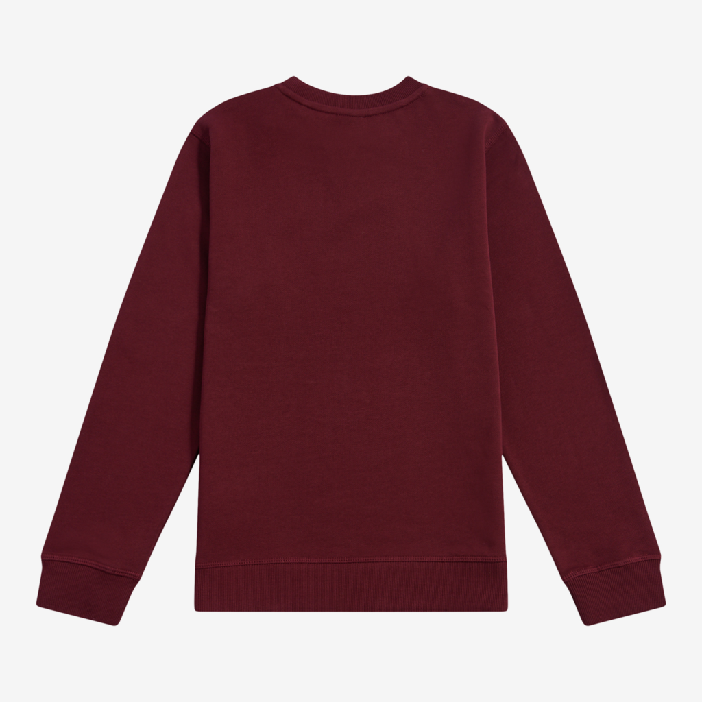 New Balance B New Balance French Terry Small Logo Crew in ROT