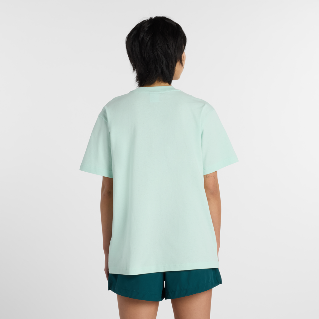 New Balance W NB Athletics Jersey T-Shirt in GRÜN