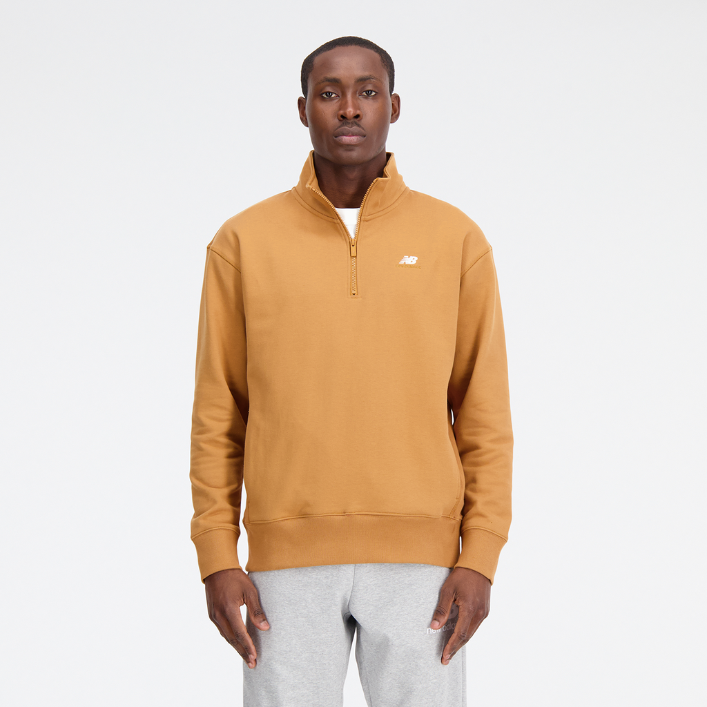 Athletics Remastered 1/4 Zip tobacco Hauptbild_brandshop