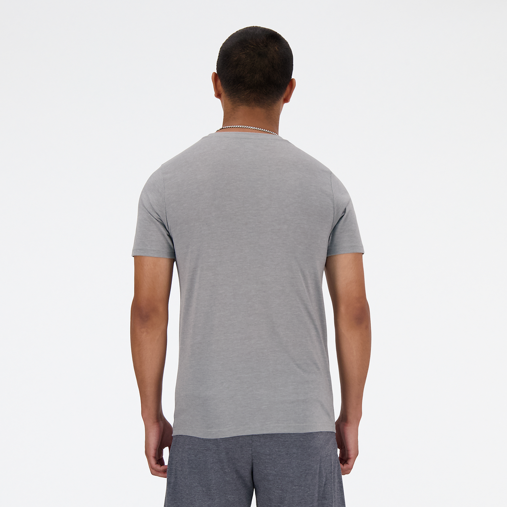 Sport Essentials Heathertech T-Shirt athletic grey heather model_bild_back_brandshop