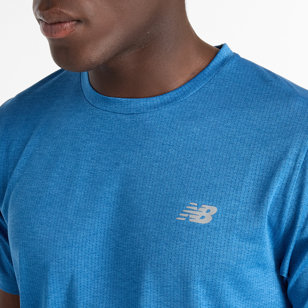 New Balance - NB Athletics Run T-Shirt - blue agate