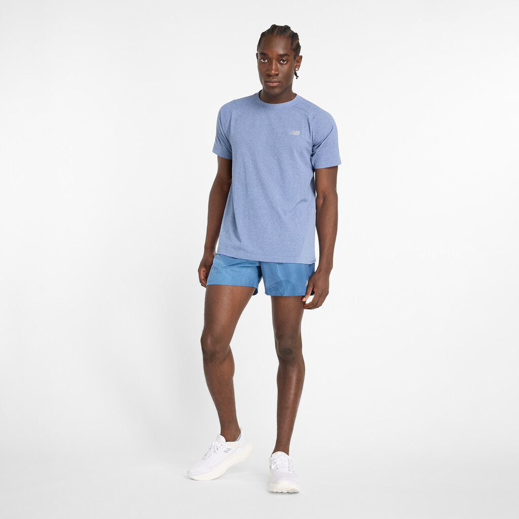 New Balance - NB Athletics Seamless T-Shirt - heron blue