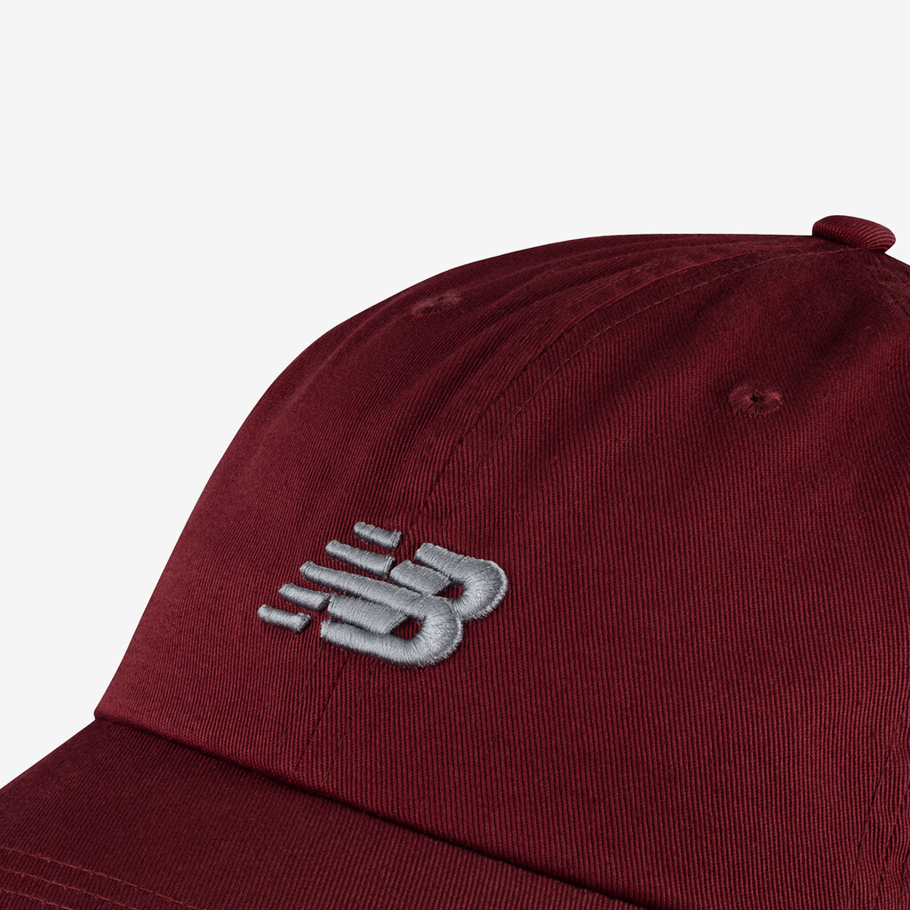 New Balance - NB 6-Panel Curved Brim Nb Classic Hat - mercury red