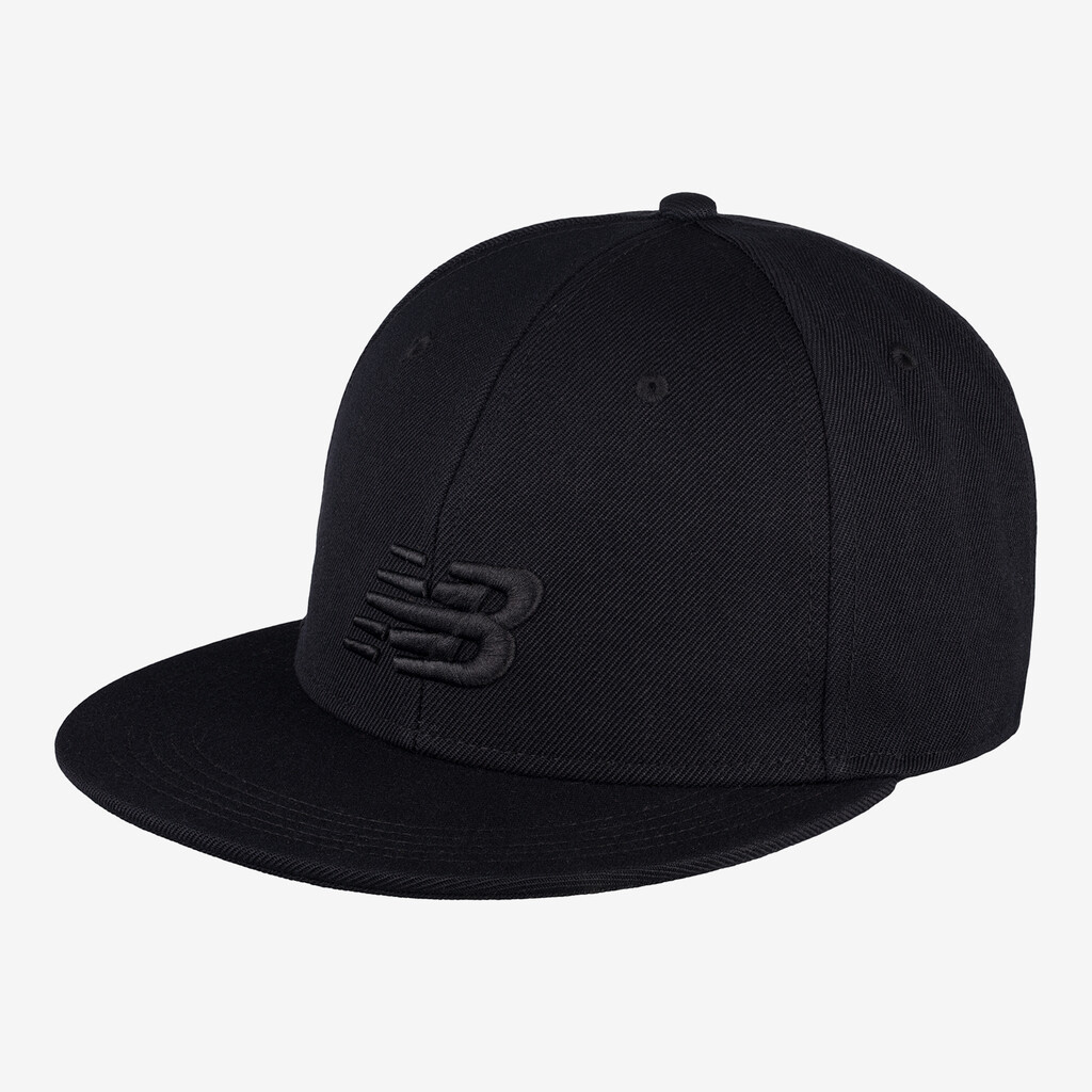 New Balance - 6 Panel Flat Brim - black