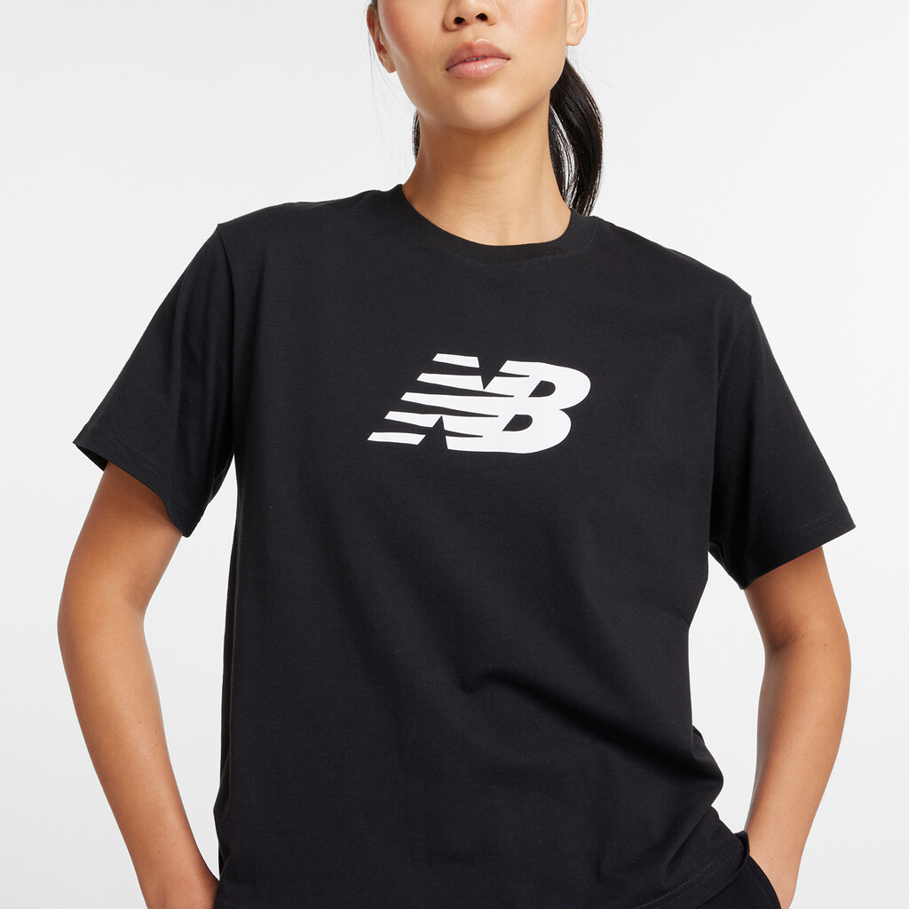 New Balance - W Sport Jersey Relaxed Logo T-Shirt - black