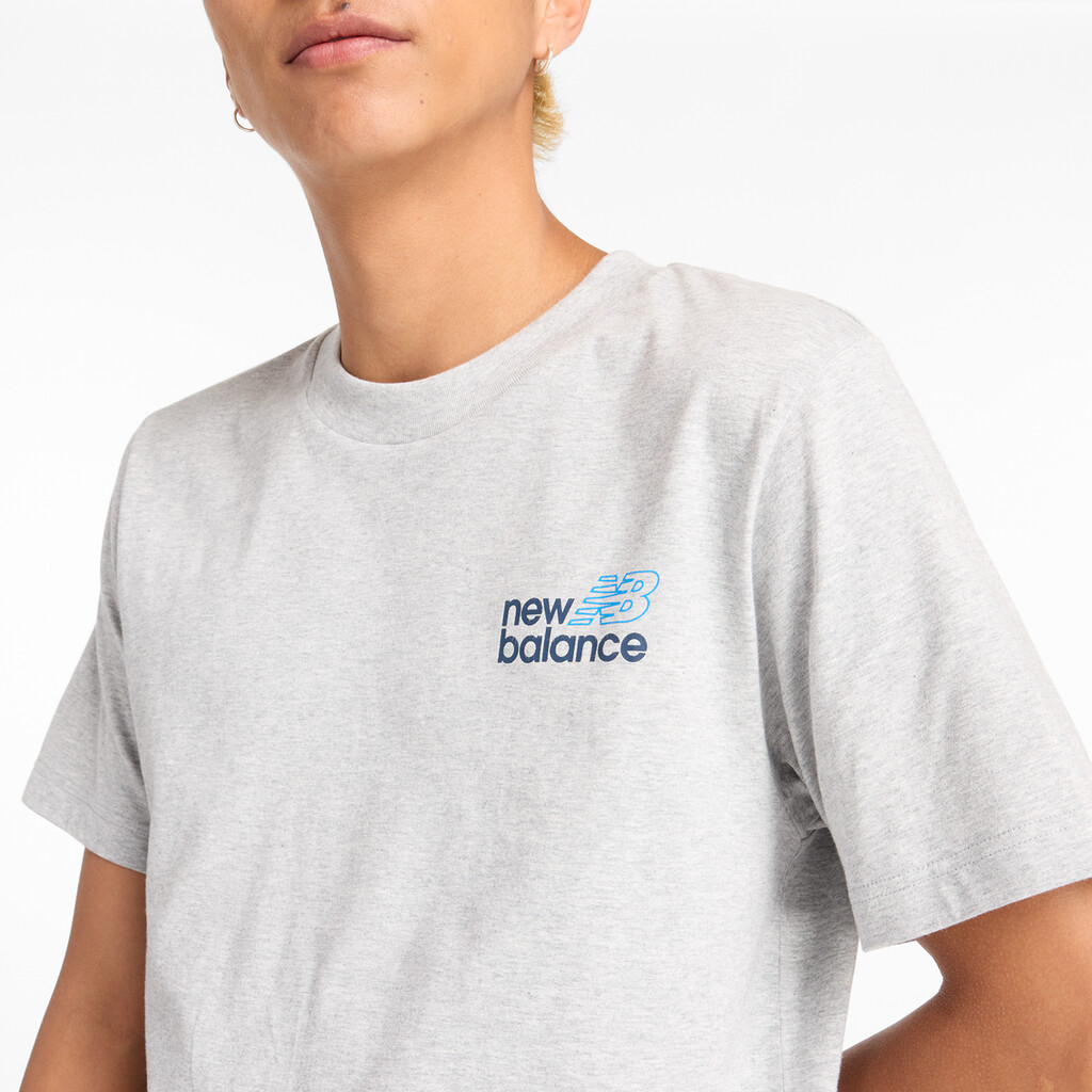 New Balance - Sport Graphic Brand T-Shirt - athletic grey