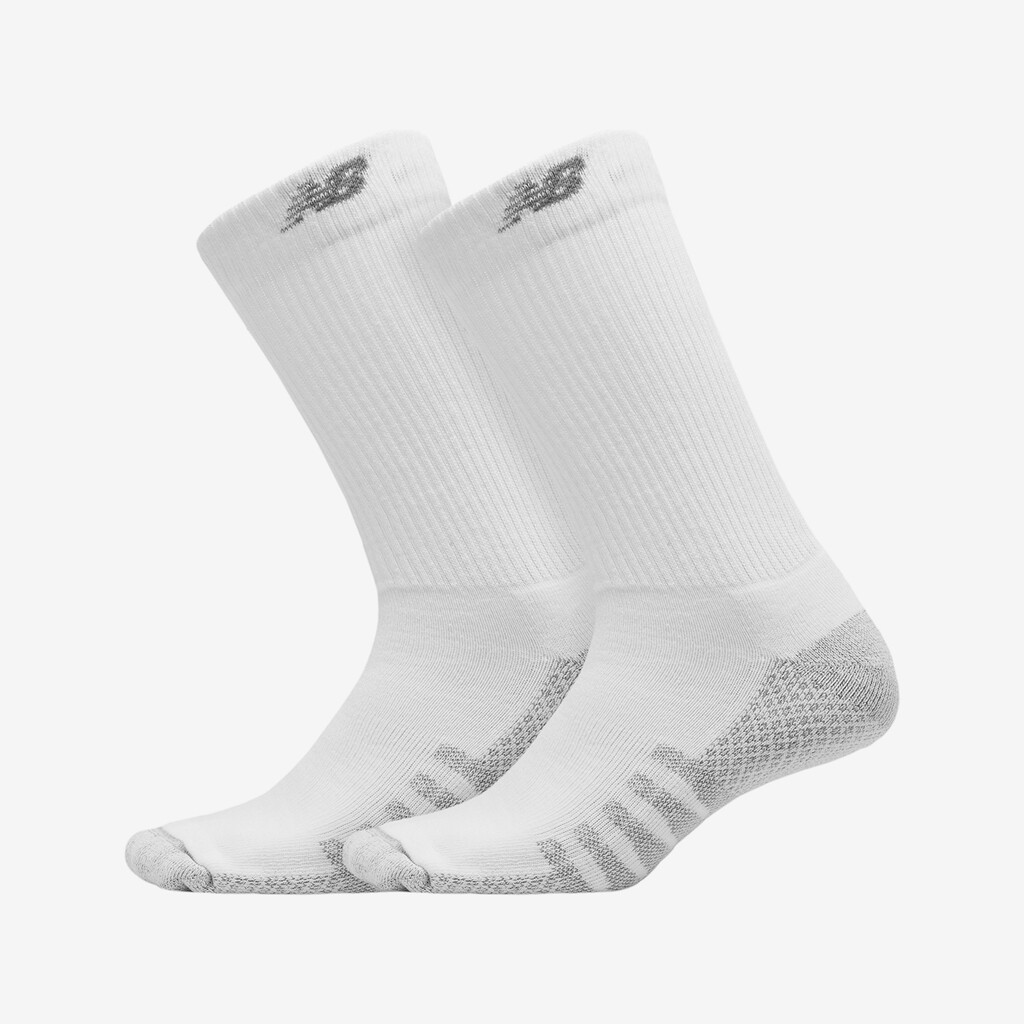 New Balance - Coolmax Crew Socks 2 Pack - white
