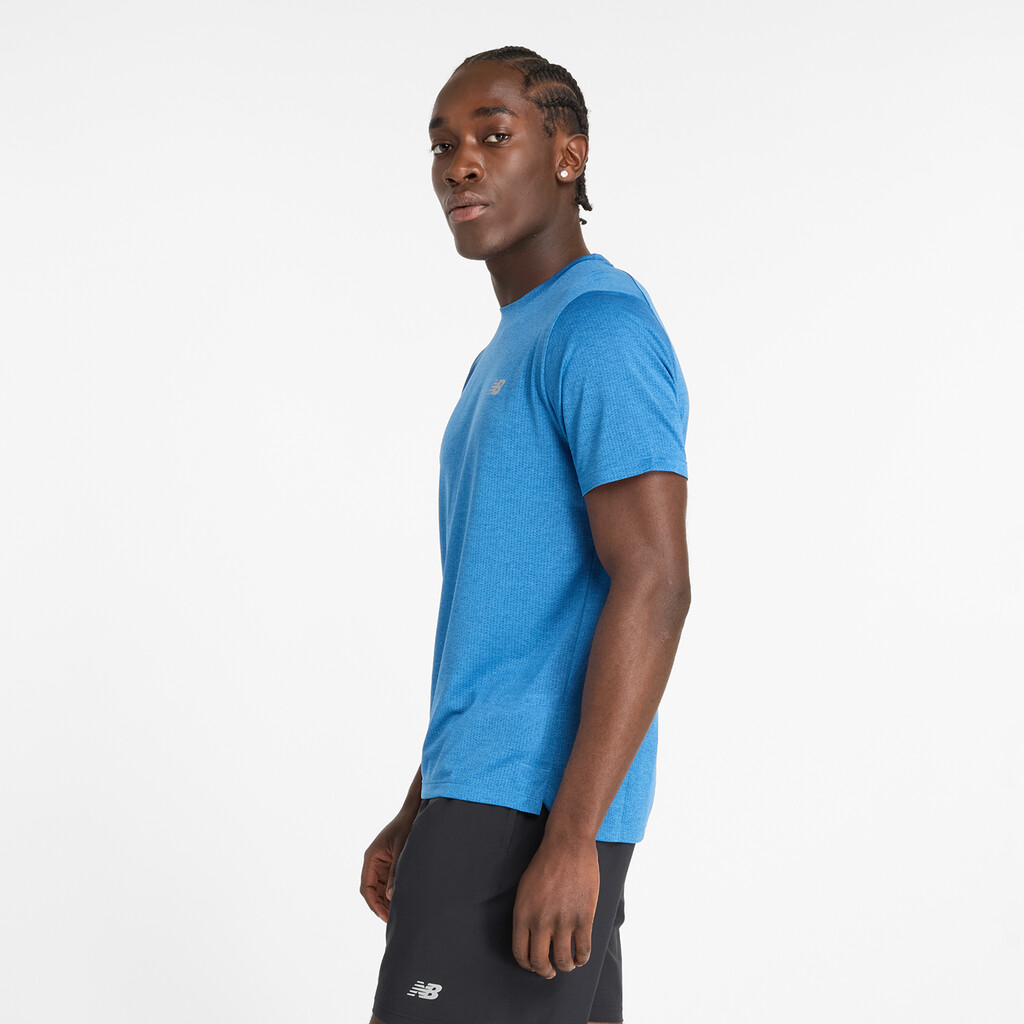 New Balance - NB Athletics Run T-Shirt - blue agate