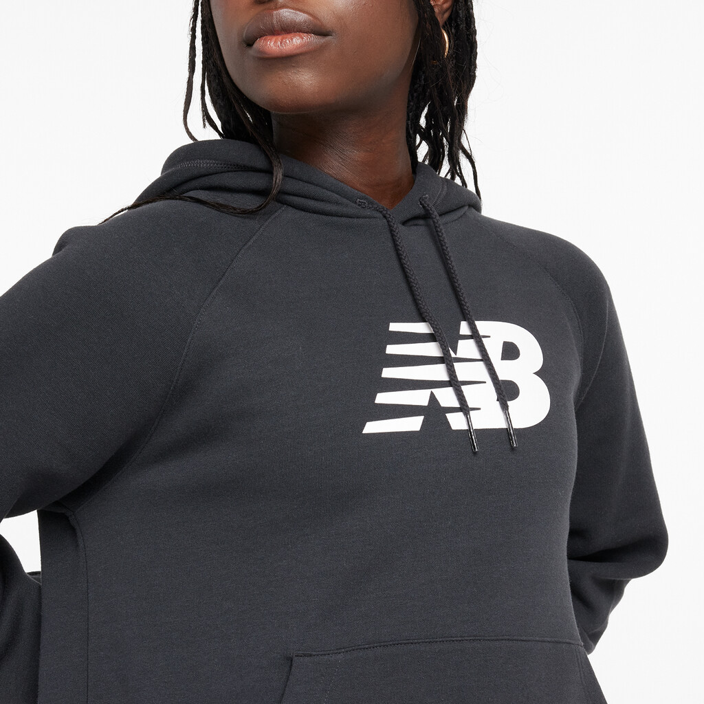 New Balance - W Sport Fleece Logo Hoodie - black