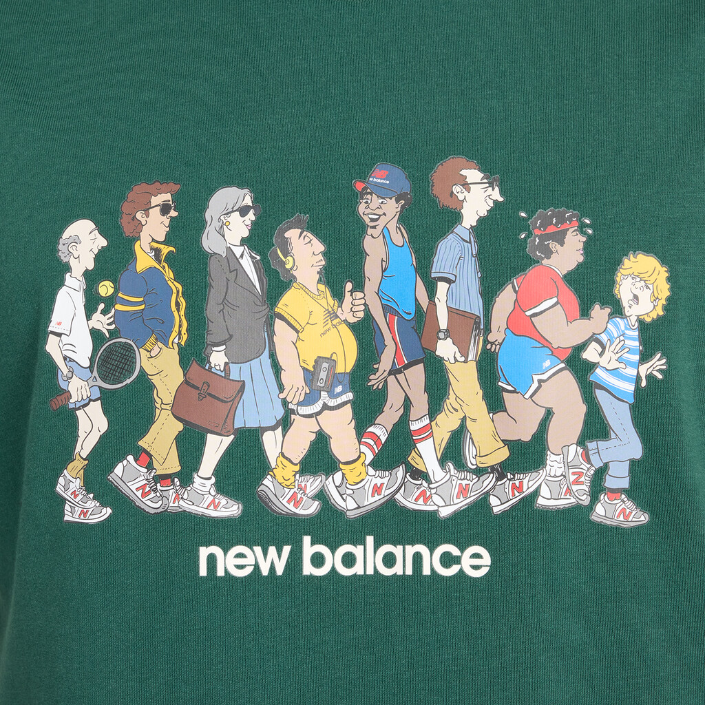 New Balance - Athletics Relaxed Archive Walk T-Shirt - nightwatch green